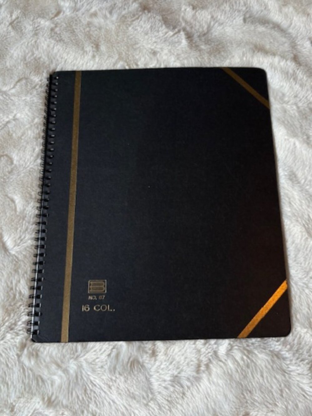 Brownline Columnar Spiral Notebook 16 Column Accounting Ledger Book 72 Pages